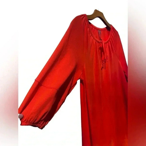 ANTHROPOLOGIE Orange Anais tunic dress Size S - Picture 10 of 16